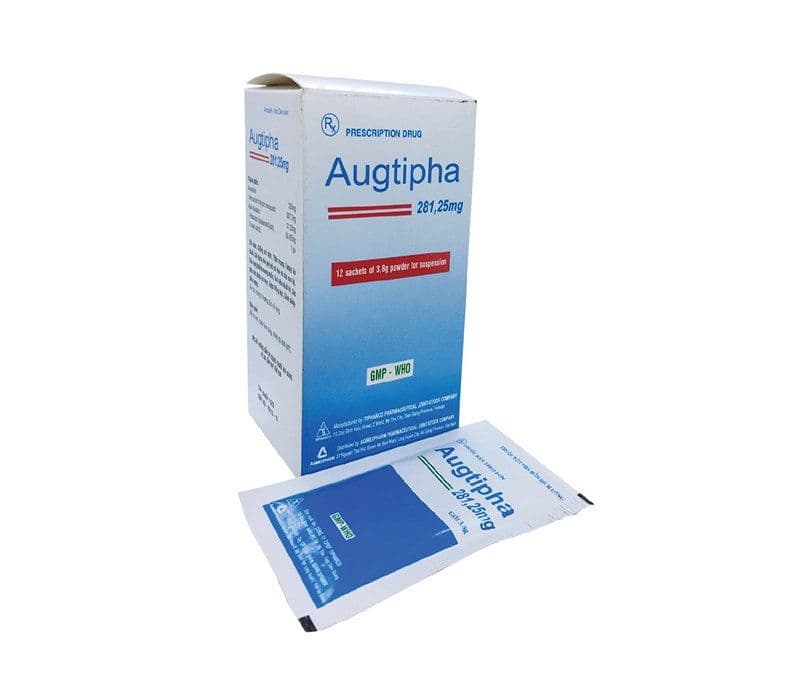 Augtipha 281.25mg gói tipharco (h/12g/3.8gr)
