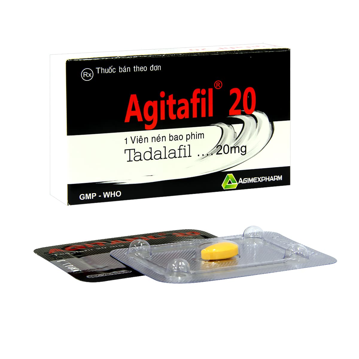 Agitafil 20mg agimexpharm (h/20 hộp nhỏ)