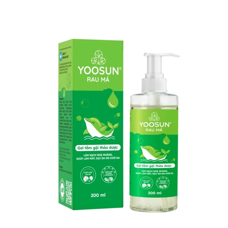 Gel tắm gội thảo dược Yoosun Rau Má