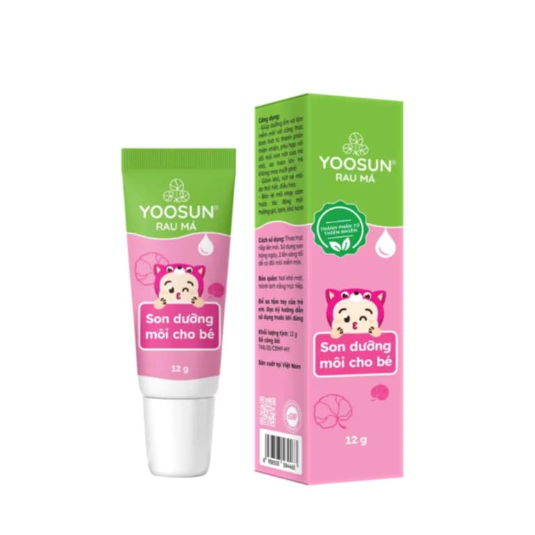 Son dưỡng môi cho bé Yoosun Rau má