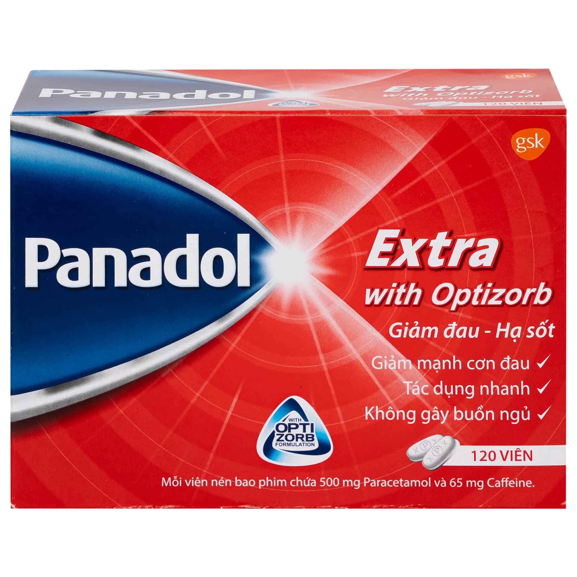 Panadol Extra với Optizorb
